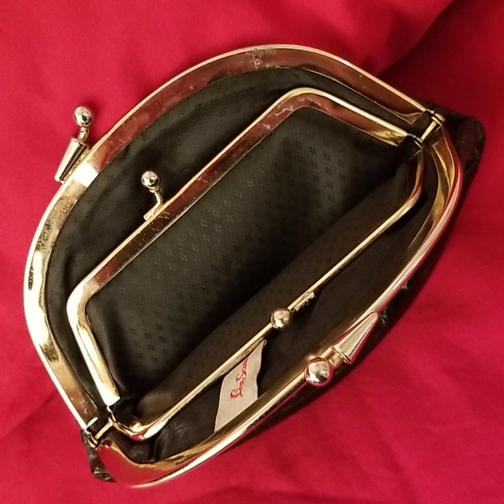 Eel Skin Mini Clutch - Picture 4 of 8